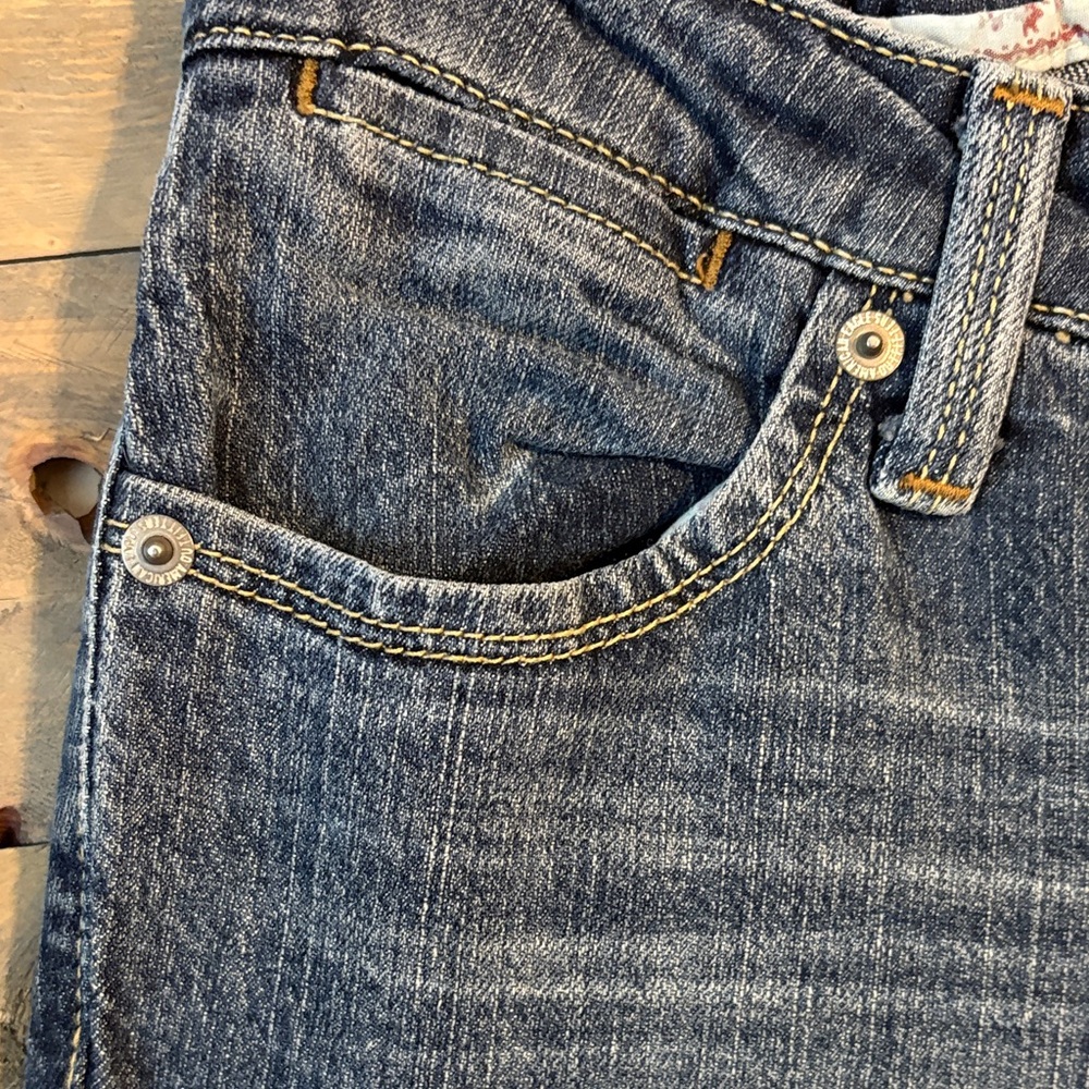 Great Condition- American Eagle Outfitters Denim Capris - Sz 10 - Picture 5 of 14